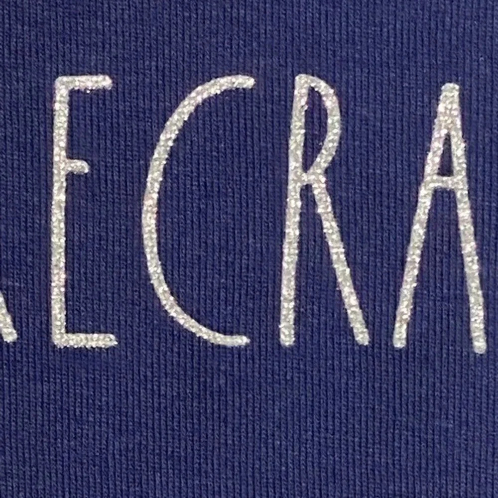 Rae Dunn‎ Kids Firecracker PJ Graphic Tee Patriotic 4th of July Blue Americana